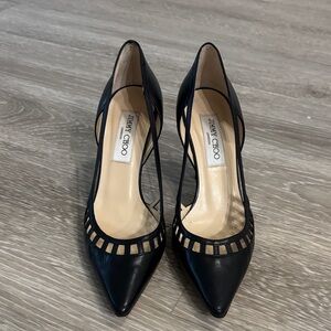 Jimmy Choo Black Cutout Heels
